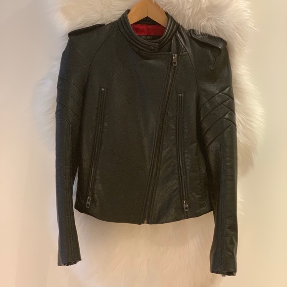 Faux leather biker jacket - Picture 2 of 2